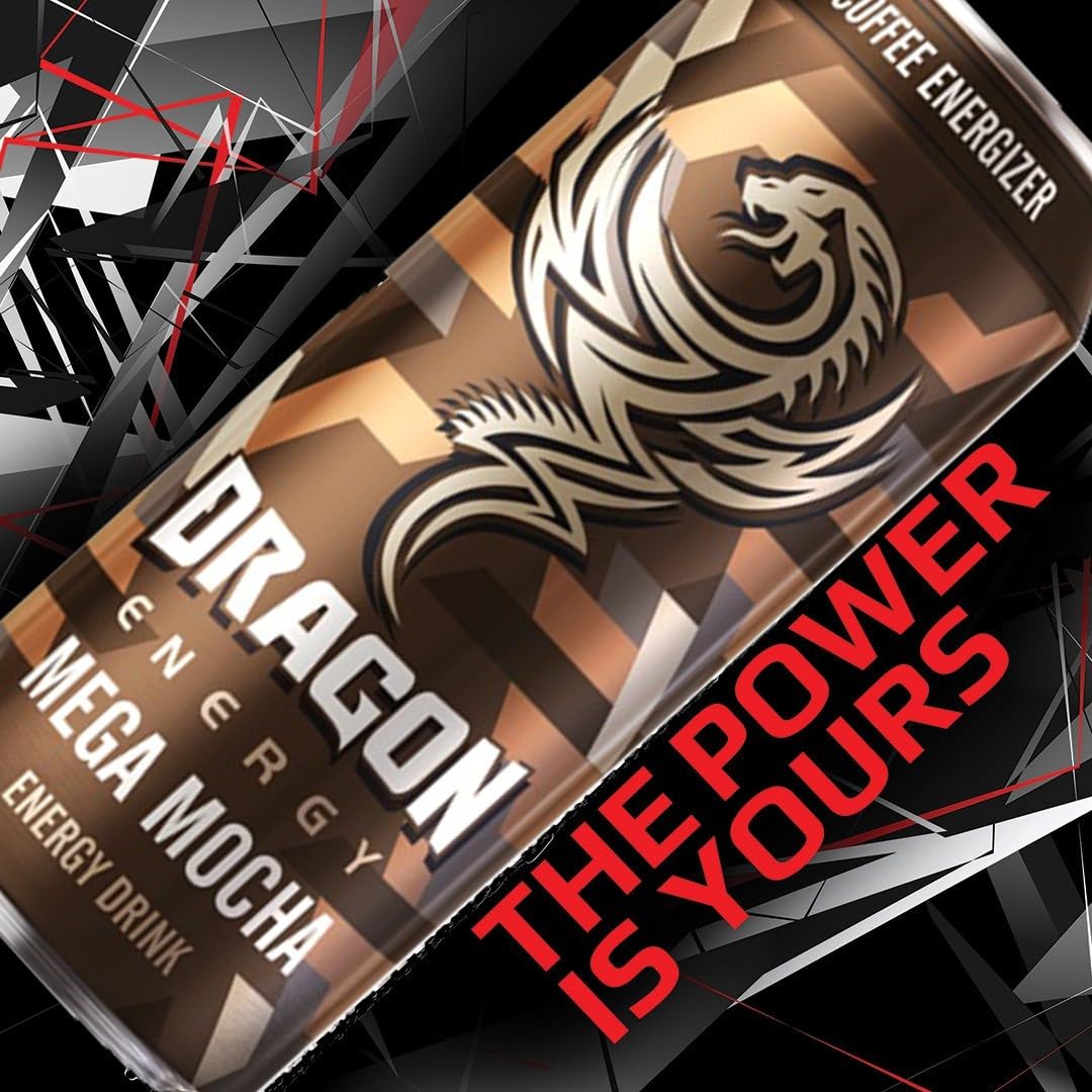 Dragon Mega Mocha Flavoured Energy Drink 500 ml (Pack of 24
